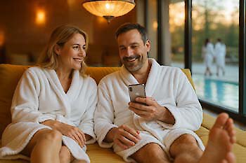 Hallenbad im Wellnesshotel in Bayern